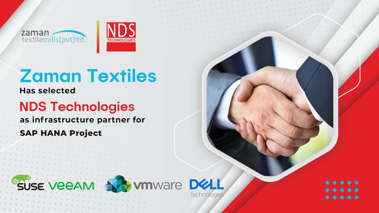 NDS Technologies Pvt Limited is now a Zaman Textile