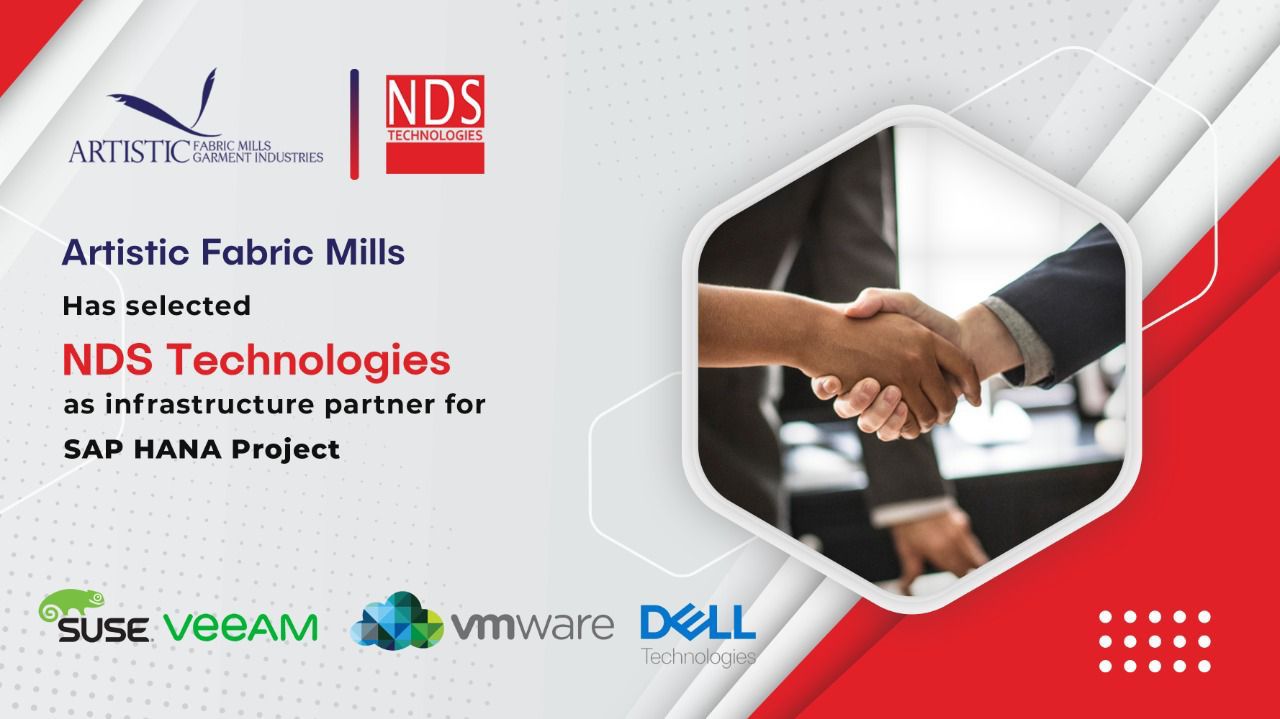ARTISTIC FABRIC MILLS HAS SELECTED NDS TECHNOLOGIES